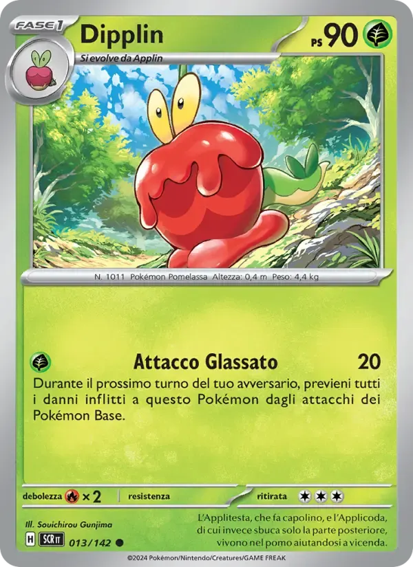 Dipplin — Corona Astrale 13 Italian Pokémon card