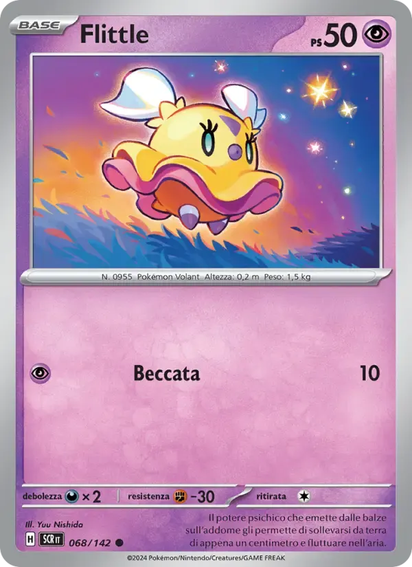 Flittle — Corona Astrale 68 Italian Pokémon card
