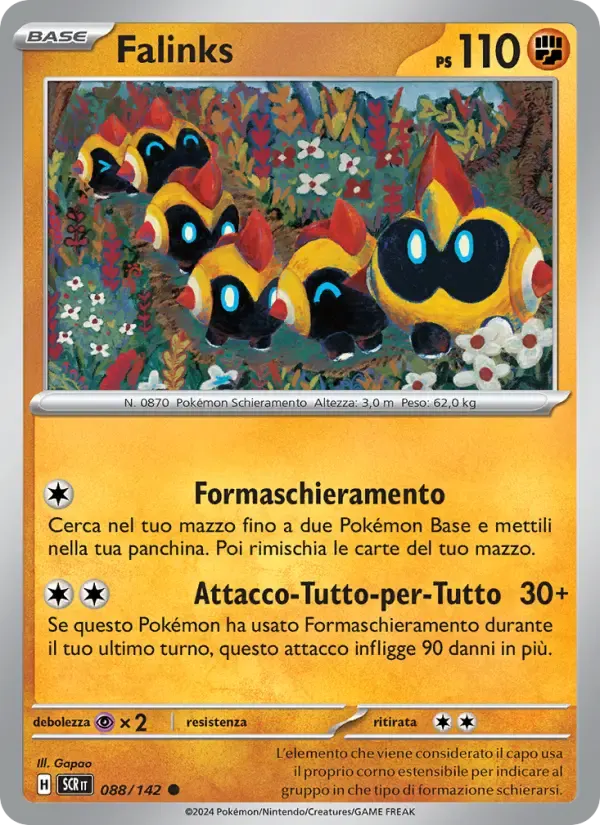 Falinks — Corona Astrale 88 Italian Pokémon card