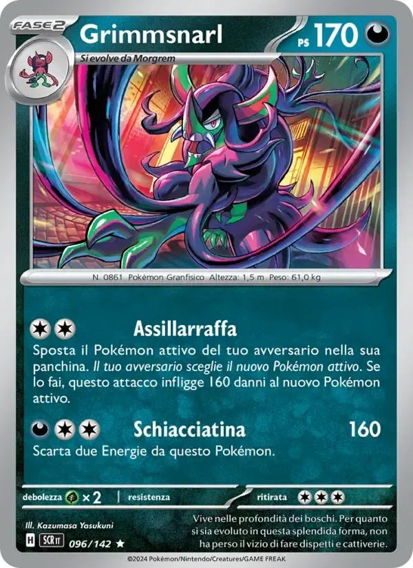 Grimmsnarl — Corona Astrale 96 Italian Pokémon card