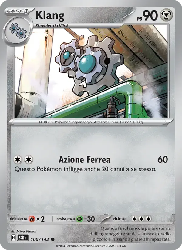 Klang — Corona Astrale 100 Italian Pokémon card