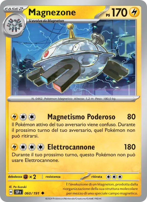 Magnezone — Scintille Folgoranti 60 Italian Pokémon card