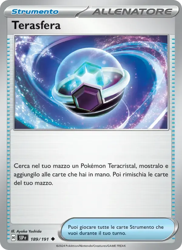 Terasfera — Scintille Folgoranti 189 Italian Pokémon card