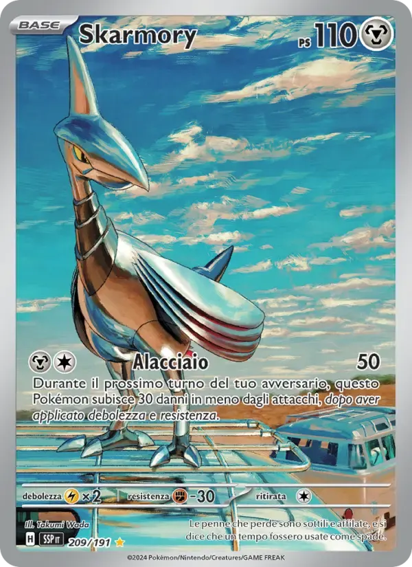 Skarmory — Scintille Folgoranti 209 Italian Pokémon card