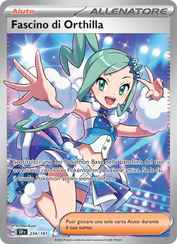 Fascino di Orthilla — Scintille Folgoranti 234 Italian Pokémon card