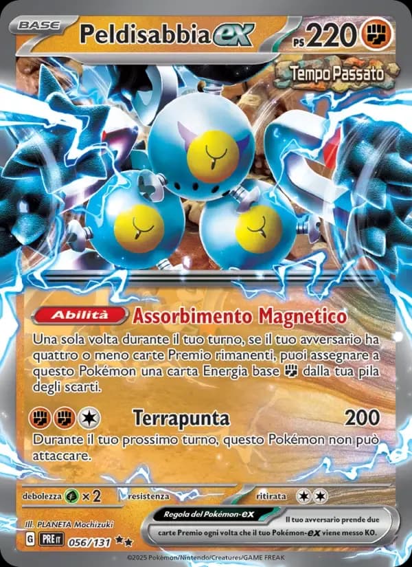 Peldisabbia-ex — Evoluzioni Prismatiche 56 Italian Pokémon card