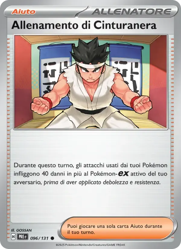 Allenamento di Cinturanera — Evoluzioni Prismatiche 96 Italian Pokémon card