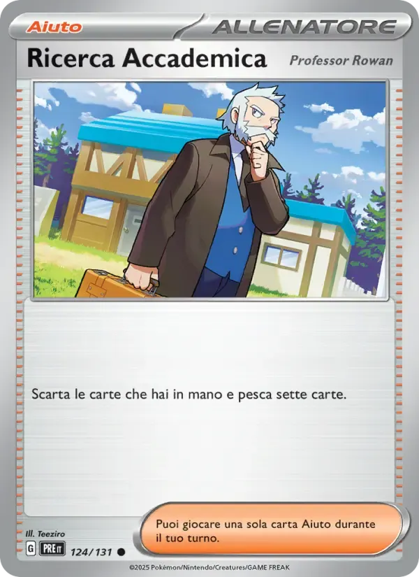 Ricerca Accademica — Evoluzioni Prismatiche 124 Italian Pokémon card