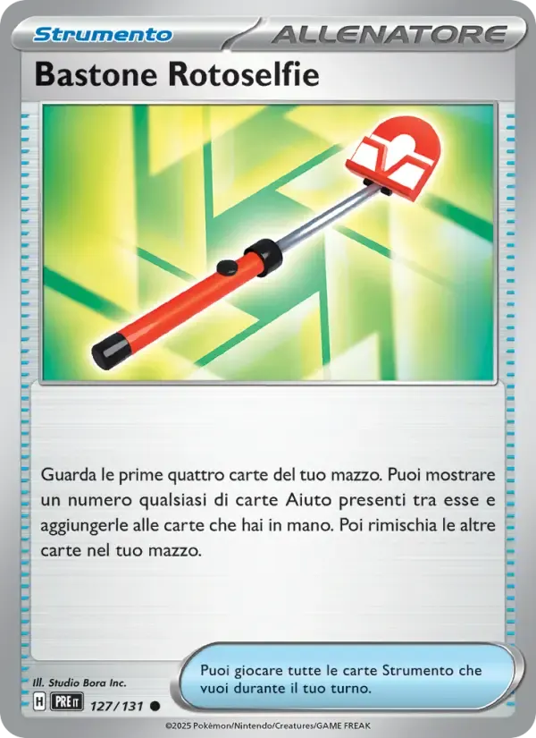 Bastone Rotoselfie — Evoluzioni Prismatiche 127 Italian Pokémon card