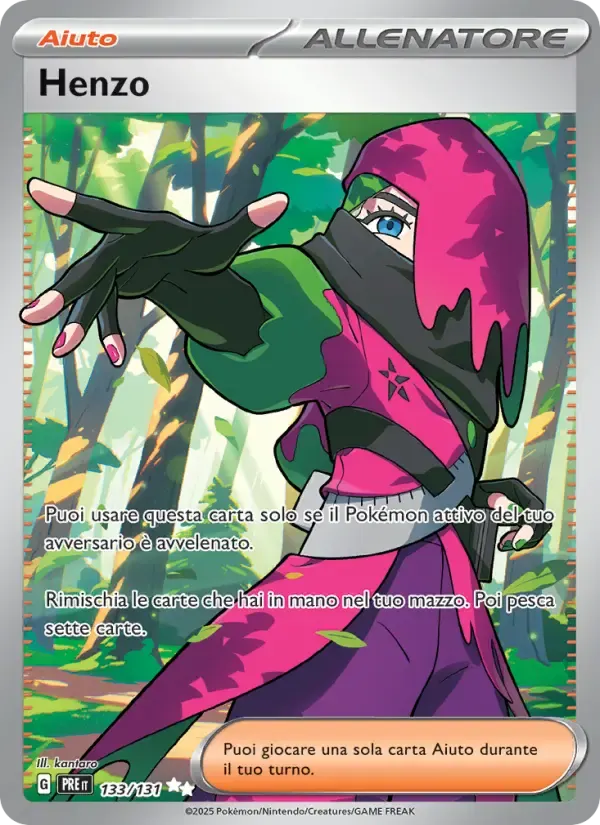 Henzo — Evoluzioni Prismatiche 133 Italian Pokémon card