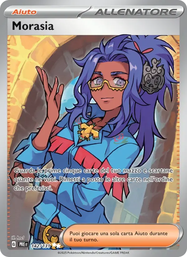 Morasia — Evoluzioni Prismatiche 142 Italian Pokémon card