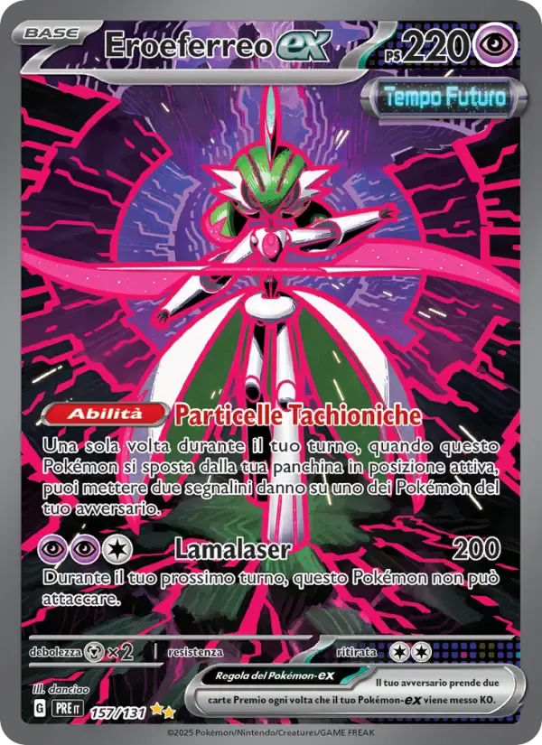 Eroeferreo-ex — Evoluzioni Prismatiche 157 Italian Pokémon card
