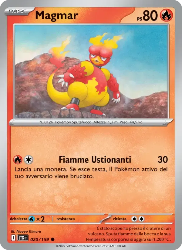 Magmar — Avventure Insieme 20 Italian Pokémon card