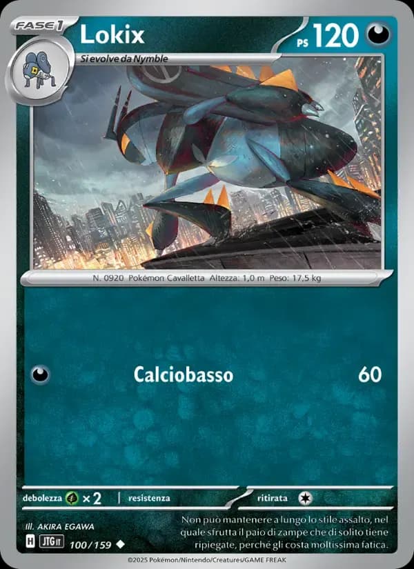 Lokix — Avventure Insieme 100 Italian Pokémon card