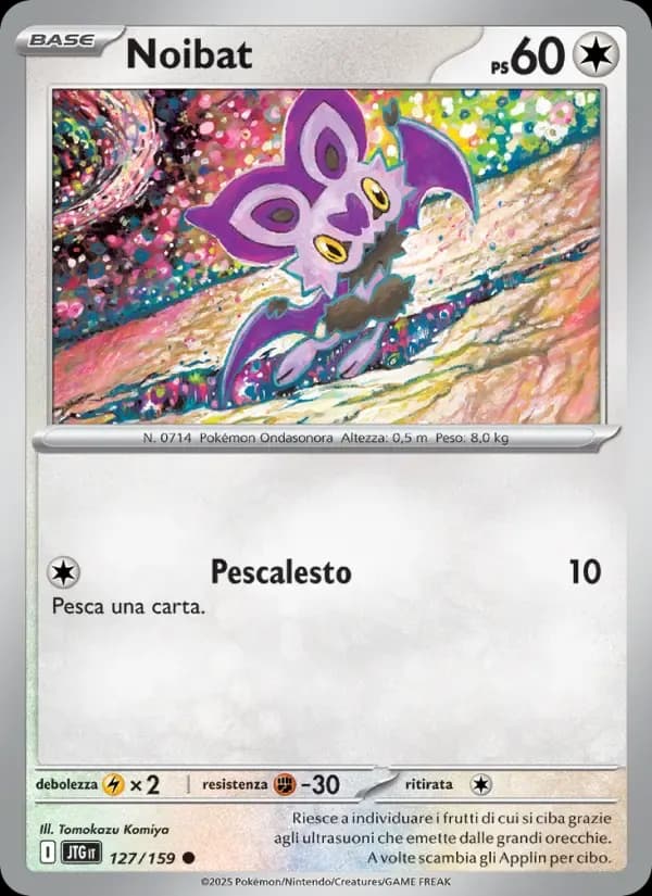Noibat — Avventure Insieme 127 Italian Pokémon card