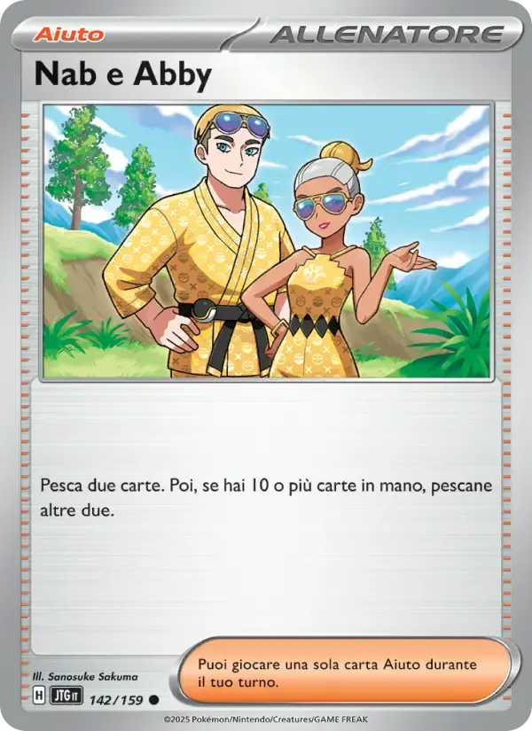 Nab e Abby — Avventure Insieme 142 Italian Pokémon card