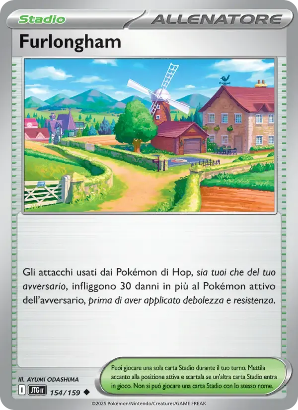 Furlongham — Avventure Insieme 154 Italian Pokémon card
