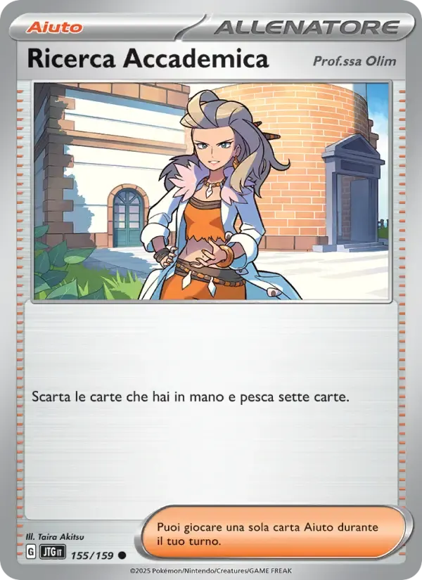 Ricerca Accademica — Avventure Insieme 155 Italian Pokémon card