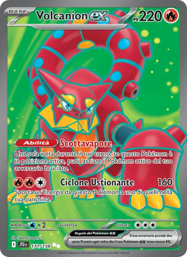 Volcanion-ex — Avventure Insieme 171 Italian Pokémon card