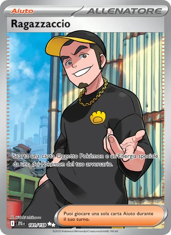 Ragazzaccio — Avventure Insieme 181 Italian Pokémon card