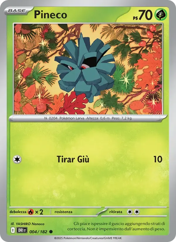 Pineco — Rivali Predestinati 4 Italian Pokémon card