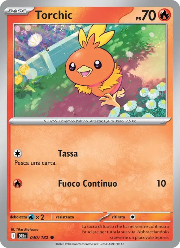 Torchic — Rivali Predestinati 40 Italian Pokémon card