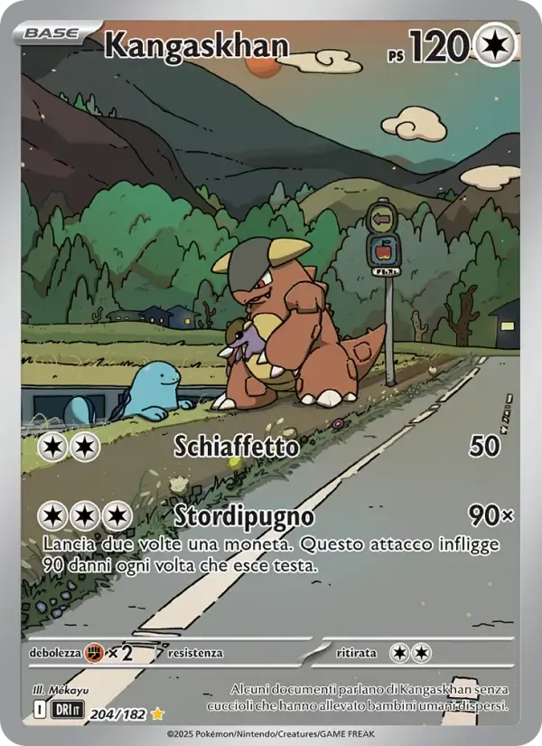 Kangaskhan — Rivali Predestinati 204 Italian Pokémon card