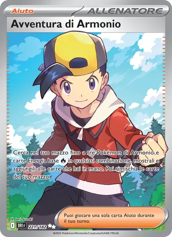 Avventura di Armonio — Rivali Predestinati 221 Italian Pokémon card