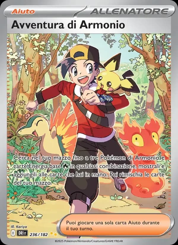 Avventura di Armonio — Rivali Predestinati 236 Italian Pokémon card