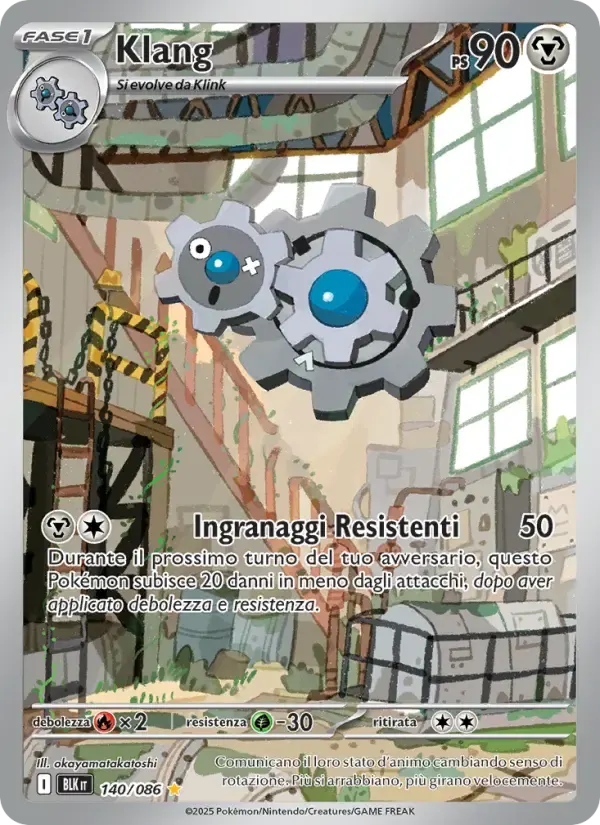 Klang — Luce Nera 140 Italian Pokémon card