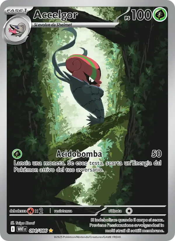 Accelgor — Fuoco Bianco 94 Italian Pokémon card