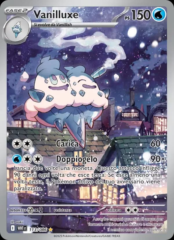 Vanilluxe — Fuoco Bianco 113 Italian Pokémon card