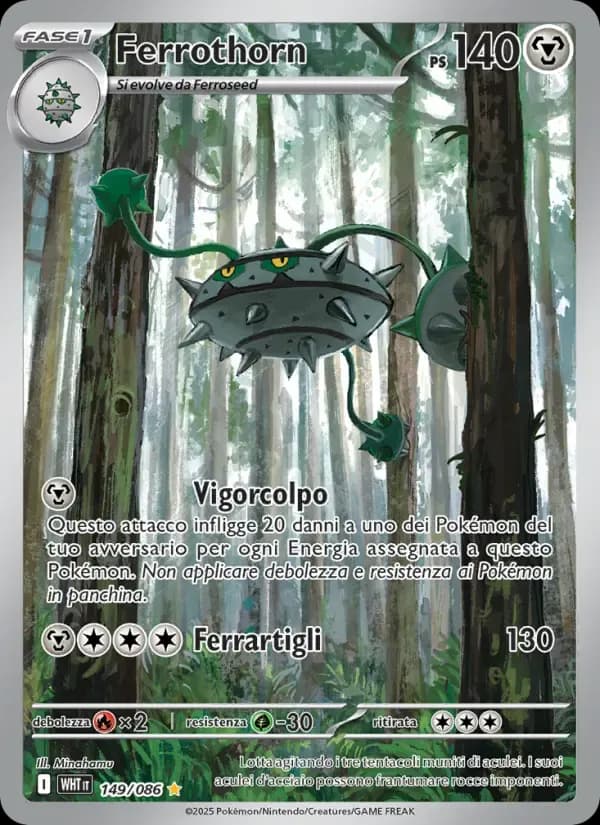 Ferrothorn — Fuoco Bianco 149 Italian Pokémon card