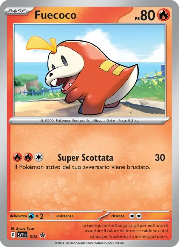 Fuecoco — SVP Black Star Promos 2 Italian Pokémon card