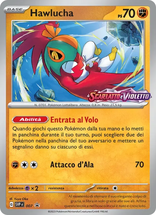 Hawlucha — SVP Black Star Promos 7 Italian Pokémon card