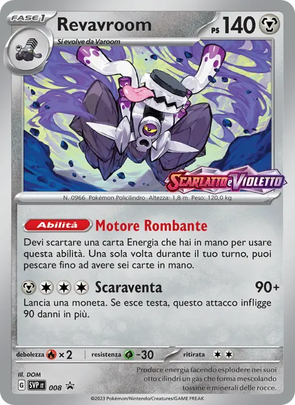 Revavroom — SVP Black Star Promos 8 Italian Pokémon card