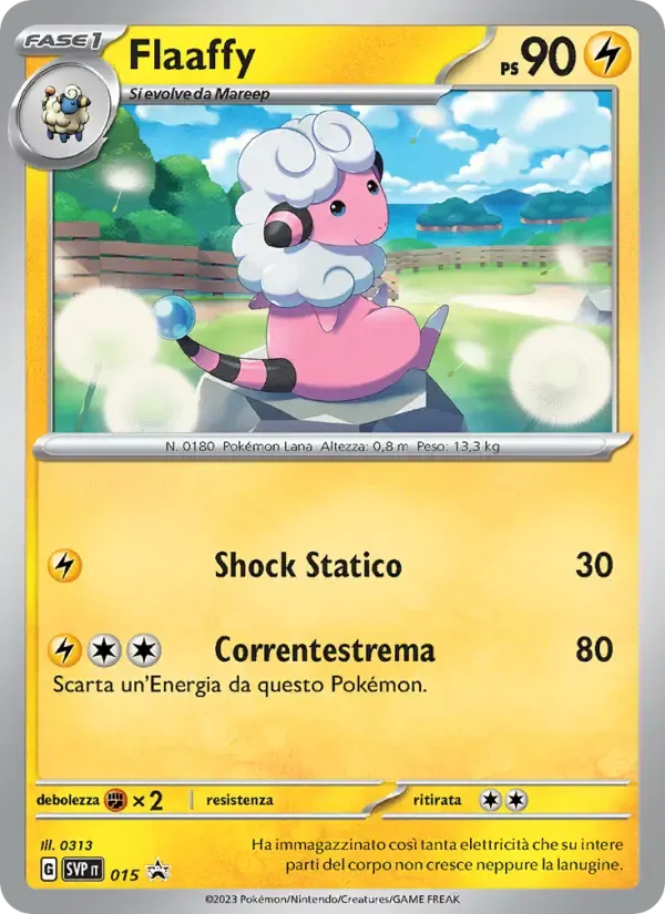 Flaaffy — SVP Black Star Promos 15 Italian Pokémon card