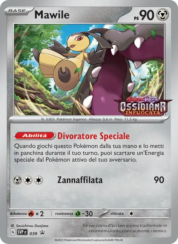 Mawile — SVP Black Star Promos 39 Italian Pokémon card