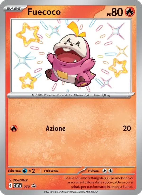 Fuecoco — SVP Black Star Promos 79 Italian Pokémon card