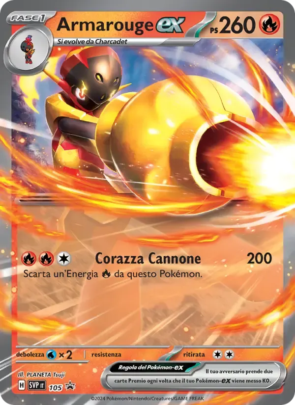 Armarouge-ex — SVP Black Star Promos 105 Italian Pokémon card