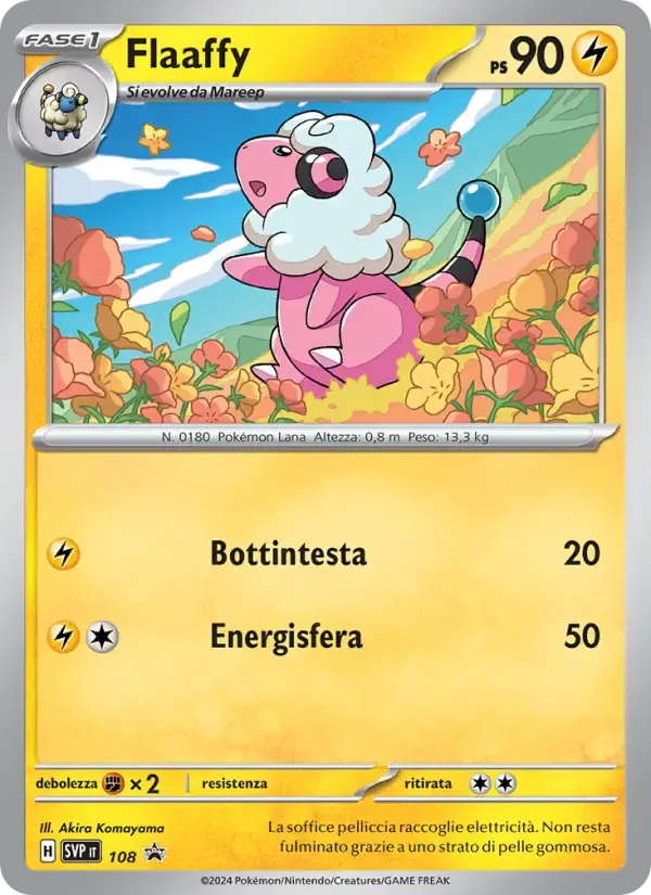 Flaaffy — SVP Black Star Promos 108 Italian Pokémon card