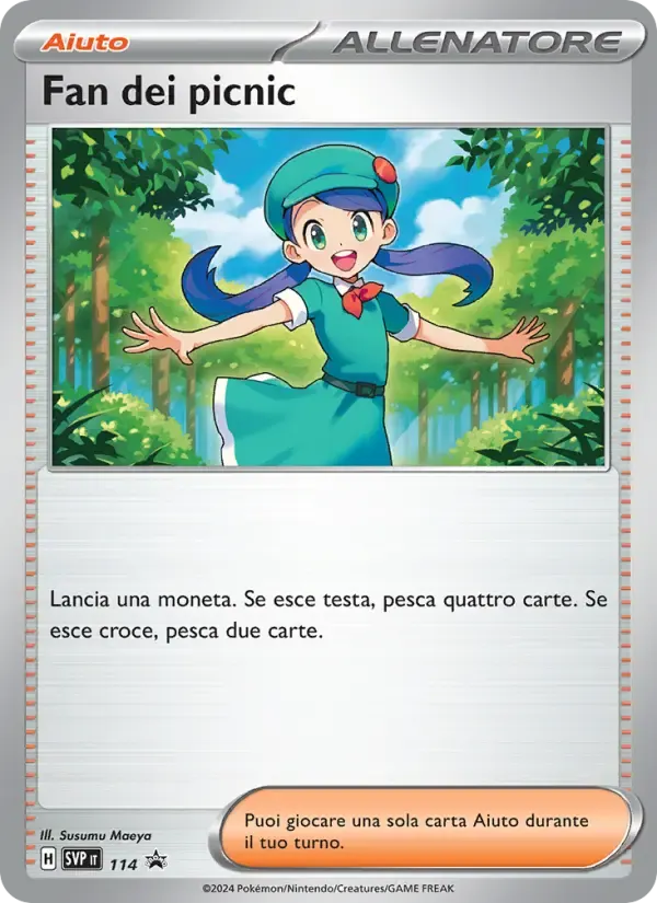 Fan dei picnic — SVP Black Star Promos 114 Italian Pokémon card