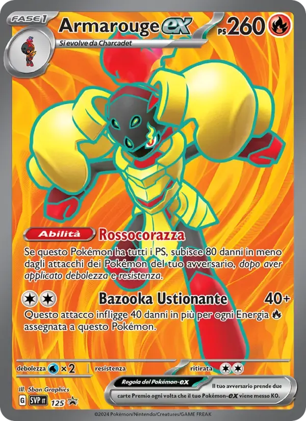 Armarouge-ex — SVP Black Star Promos 125 Italian Pokémon card