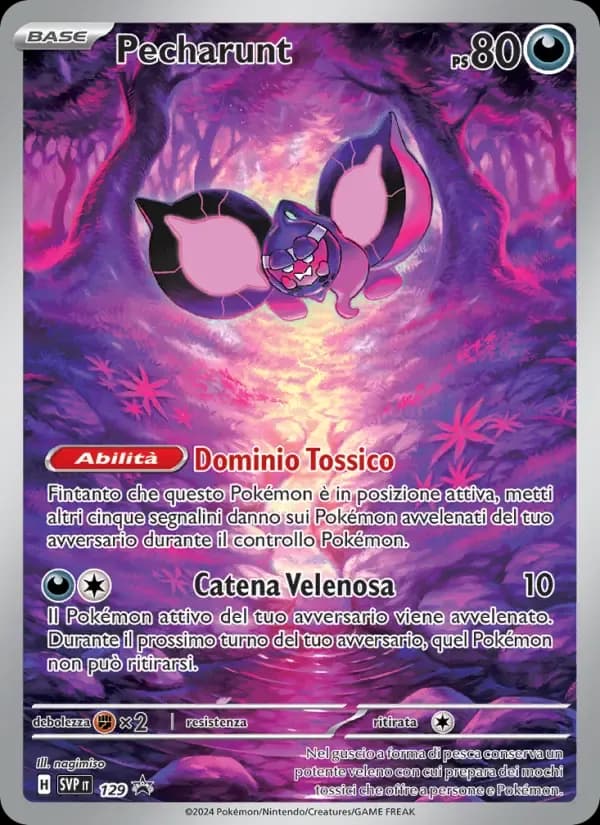 Pecharunt — SVP Black Star Promos 129 Italian Pokémon card