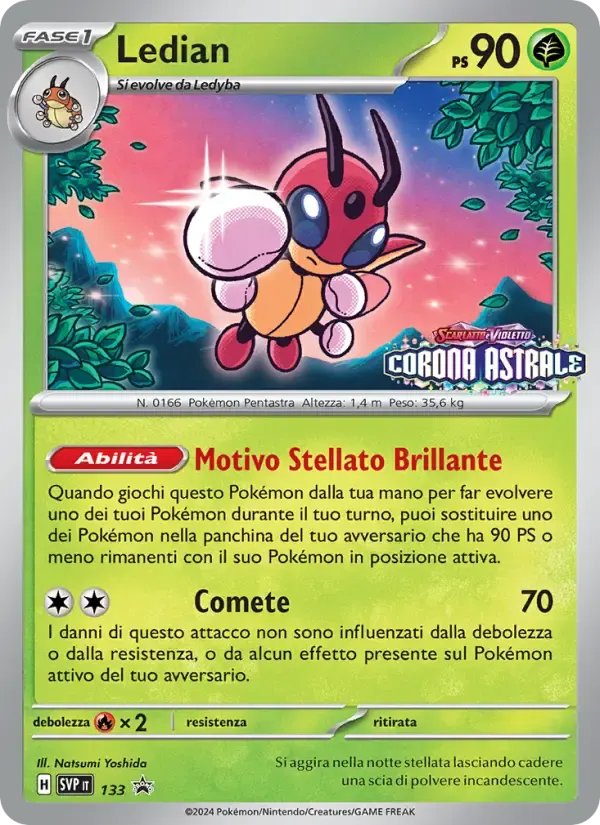 Ledian — SVP Black Star Promos 133 Italian Pokémon card