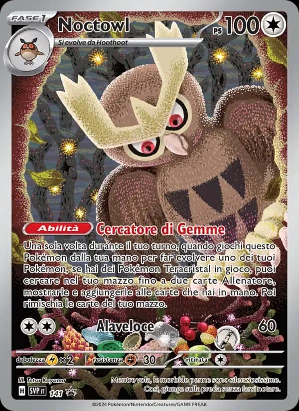 Noctowl — SVP Black Star Promos 141 Italian Pokémon card
