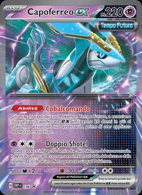 Capoferreo-ex — SVP Black Star Promos 146 Italian Pokémon card