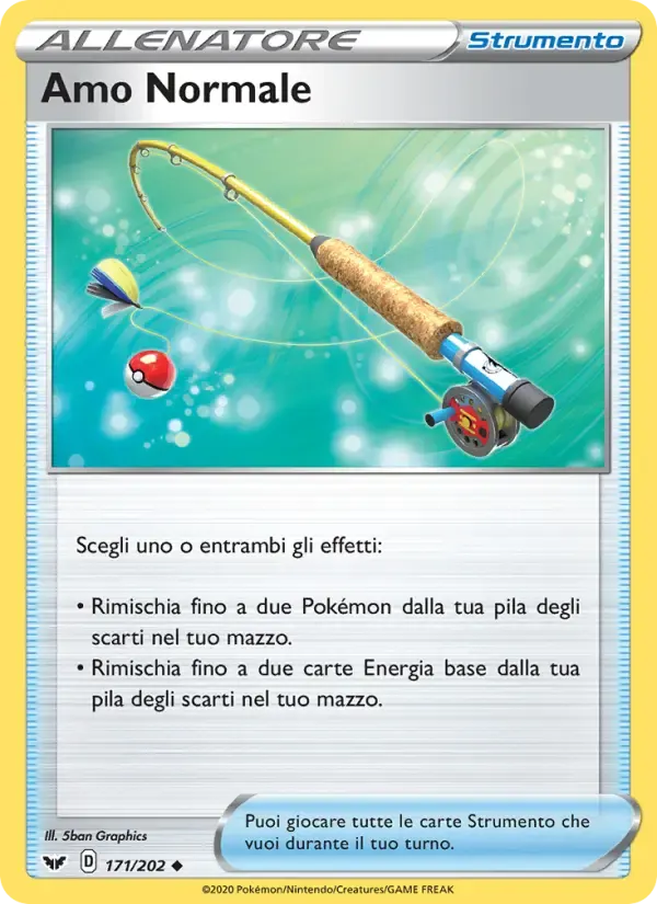 Amo Normale — Spada e Scudo 171 Italian Pokémon card
