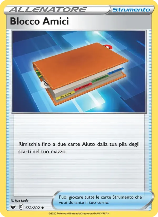 Blocco Amici — Spada e Scudo 172 Italian Pokémon card