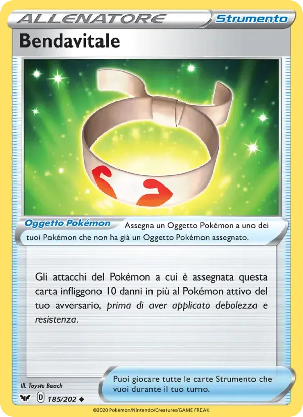 Bendavitale — Spada e Scudo 185 Italian Pokémon card
